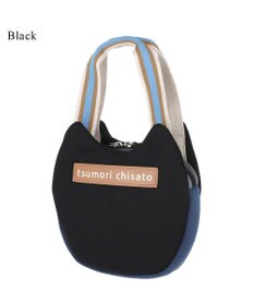 tsumori chisato CARRY ネコかおウレタン ミニバッグ ハンドバッグ 猫モチーフ