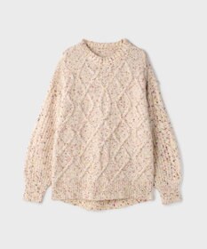 GRACE CONTINENTAL ケーブルニットトップ