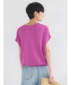 AMERICAN HOLIC 接触冷感フレンチスリーブニットプルオーバー