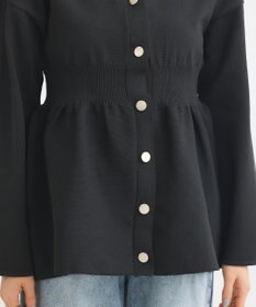 Green Parks ・ＡＮＤＳＥＡＲＣＨ　ペプラムニットカーディガン