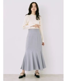 earth music&ecology 袖パールハイネックリブプルオーバー