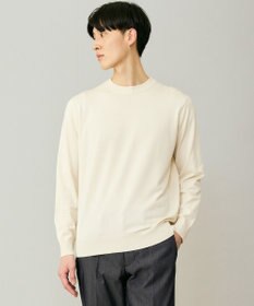 UNFILO MENS 【男女兼用】ソフトサーモ アンチピリングニット クルー オフ