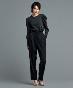 uncrave 【UVケア・接触冷感】ダブルフェイスジャージー ボリュームスリーブ カットソー(長袖)（uncrave STANDARD）