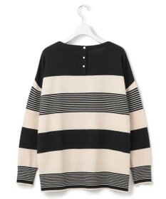 23区 【洗える】ウールコットンストレッチ オーバーサイズ ニット