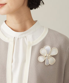 J.PRESS LADIES パール トリミング コサージュ