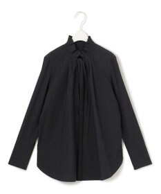 ICB 【洗える】コットンナイロンタイプライター デザインカラーブラウス