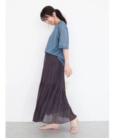 Green Parks シアーロゴニットプルオーバー