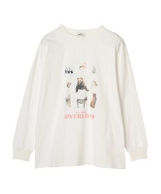 earth music&ecology アソートアニマルプリントロンＴｅｅ