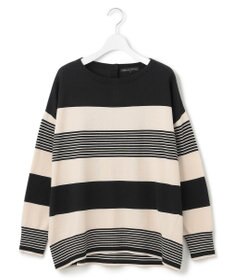 23区 【洗える】ウールコットンストレッチ オーバーサイズ ニット