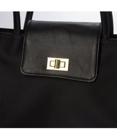 UNBILLION VERYコラボ ペルケ perche / ミニ牛革フラップナイロントートバック