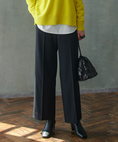 ICB 【洗える】 トリアセボディシェルピーチ ワイドパンツ