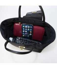 UNBILLION VERYコラボ ペルケ perche / ミニ牛革フラップナイロントートバック