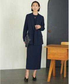 ICB L 【接触冷感・UVケア・撥水・洗える】 LooseWeave ダブルブレストジャケット