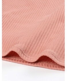 une nana cool 綿100% リブ編みコットン 長袖シャツ