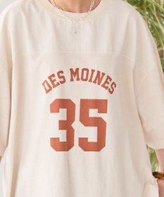 AMERICAN HOLIC ピグメント加工フットボールＴシャツ