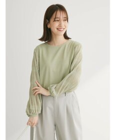 Green Parks マジョリカスリーブカットプルオーバー