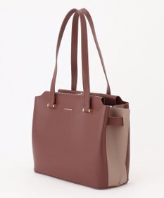 LA BAGAGERIE コンビカラーA4トートバッグ