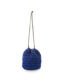 UNBILLION カシュカシュ cachecache / サテンリボン編み込み巾着ショルダー