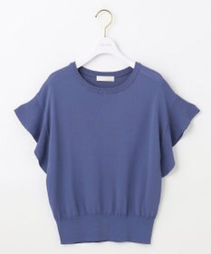 ANY SIS 【美人百花6月号掲載】フレンチスリーブニット Tシャツ