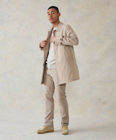 J.PRESS MEN テクニカルライトポプリン ドレスカーコート