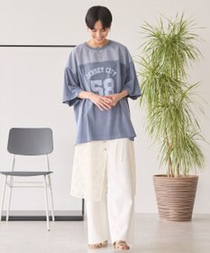 AMERICAN HOLIC ピグメント加工フットボールＴシャツ