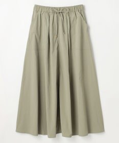 ANY 【ウエストゴム】ナイロンベイカーフレアスカート