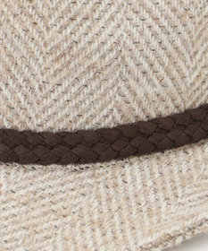JOSEPH ABBOUD 尾州産カシミヤブレンド×アルパカ混素材カシミヤブレンドアルパカヘリンボーン ハット