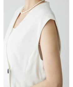 Green Parks AnriettMusee ネック切替デザインベスト