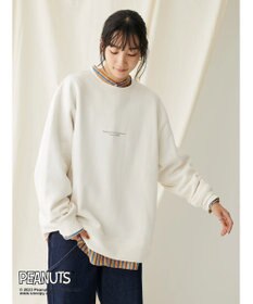 CRAFT STANDARD BOUTIQUE ＰＥＡＮＵＴＳ裏起毛スウェットクルー