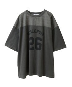 AMERICAN HOLIC ピグメント加工フットボールＴシャツ