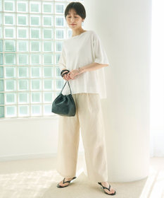 UNFILO L シアーワイドパンツ