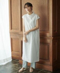 #Newans 【洗える】AMELIA / ハイネックナローシルエットワンピース