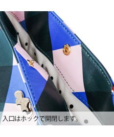tsumori chisato CARRY くもネコチェック ハンドバッグ ミニバッグ