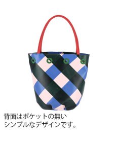 tsumori chisato CARRY くもネコチェック ハンドバッグ ミニバッグ