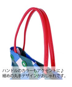 tsumori chisato CARRY くもネコチェック ハンドバッグ ミニバッグ