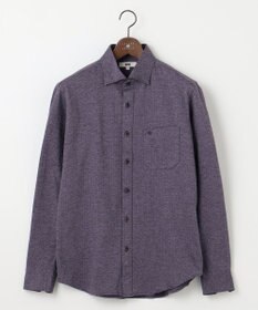 JOSEPH ABBOUD 【洗える】ドットジャガード ジャージー シャツ