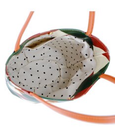 tsumori chisato CARRY くもネコチェック ハンドバッグ ミニバッグ