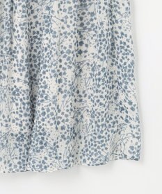 ANY SIS 【2SET】タックスリーブ トップス × フラワープリント スカート