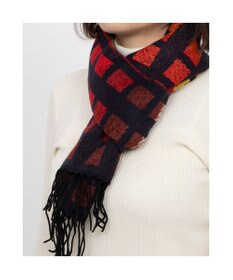 UNBILLION カシュネ cache nez / ブロックグラデーションマフラー