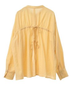 Green Parks バックシャンバンドカラーシャツ