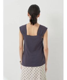 earth music&ecology リブフレンチタンクトップ