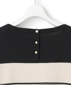 23区 L 【洗える】ウールコットンストレッチ オーバーサイズ ニット