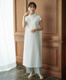 #Newans 【洗える】AMELIA / ハイネックナローシルエットワンピース