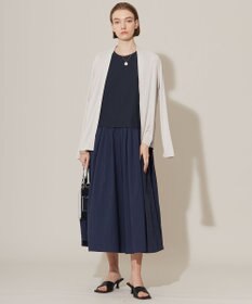 ICB L 【接触冷感・UVカット・洗える】アトラストリコット コンビドレス