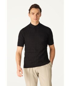 DAKS John Smedley for DAKS ハウスチェックポロシャツ