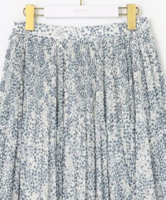 ANY SIS 【2SET】タックスリーブ トップス × フラワープリント スカート