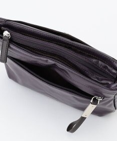 LA BAGAGERIE コーティングキャンバス ミニショルダーバッグ