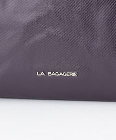 LA BAGAGERIE コーティングキャンバス ミニショルダーバッグ