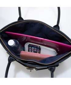 UNBILLION 【テレビ ドラマ着用アイテム】ペルケ perche / ナイロン牛革ヒネリ金具トートバッグ