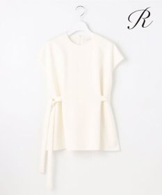 23区 【R(アール)】ダブルクロス ベルテッドブラウス